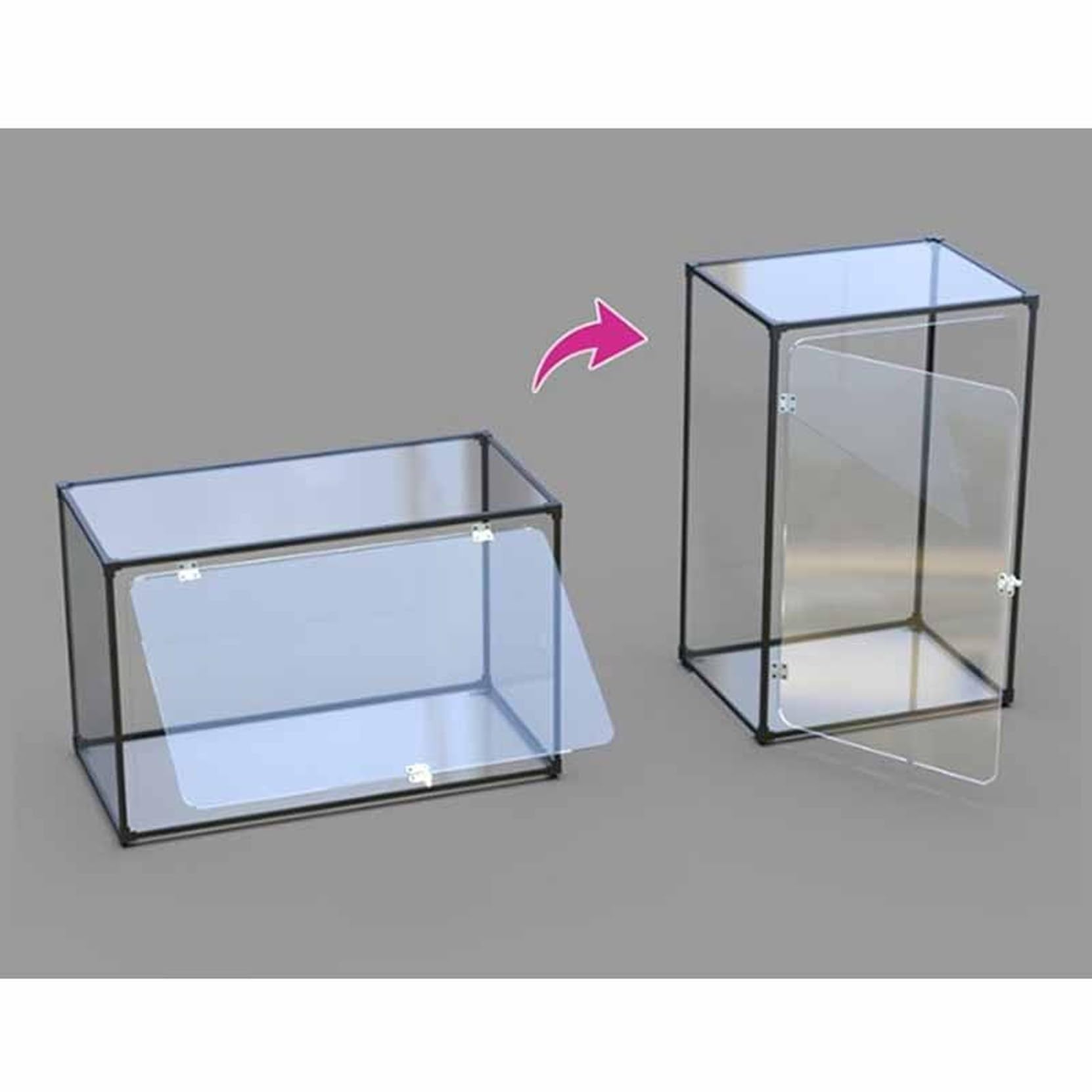 Amazon.co.jp: MJKQ9 ディスプレイケース 大型 50*30*20 ケース 透明