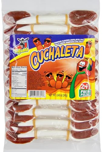 Cuchaleta - Tamarind Flavored Spoon Candy With Chili: Cucharitas de Sabor Tamarindo Con Chile