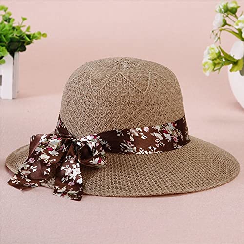 Chapeau de paille fille et femme grand bord avec ruban pour le soleil