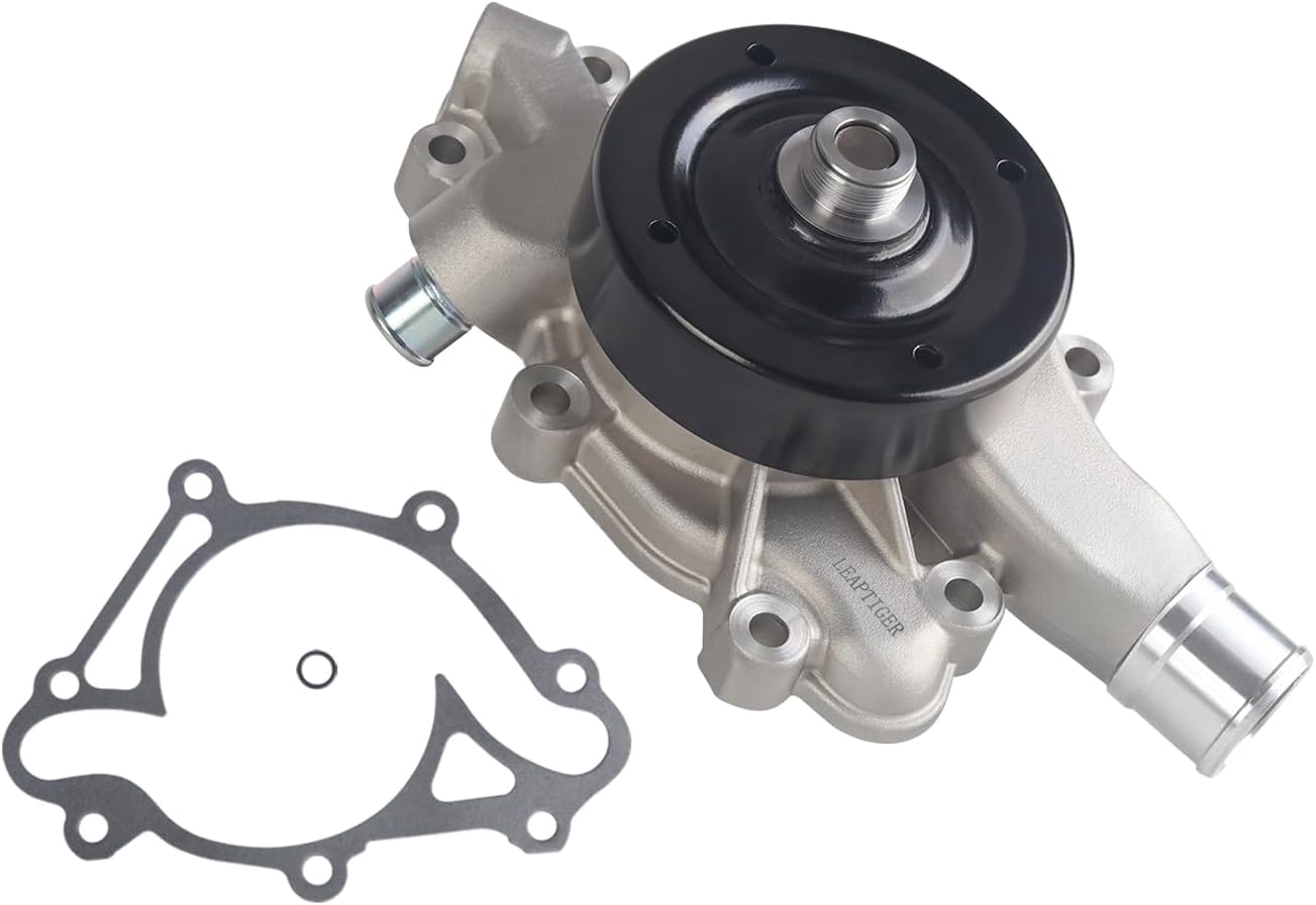 Water Pump Kit AW7160 with Gasket for 93-98 Jeep Grand Cherokee, 94-03 Dodge Ram1500/2500/3500, 93-03 Dakota, 95-98 B1500/B2500/B3500, 98-03 Durango, 93-94 B150/B250/B350, 3.9L V6 5.2L 5.9L V8 Engine