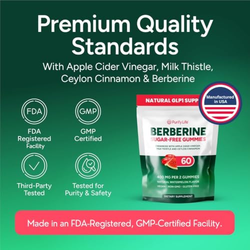 Purify Life Sugar-Free Berberine Gummies
