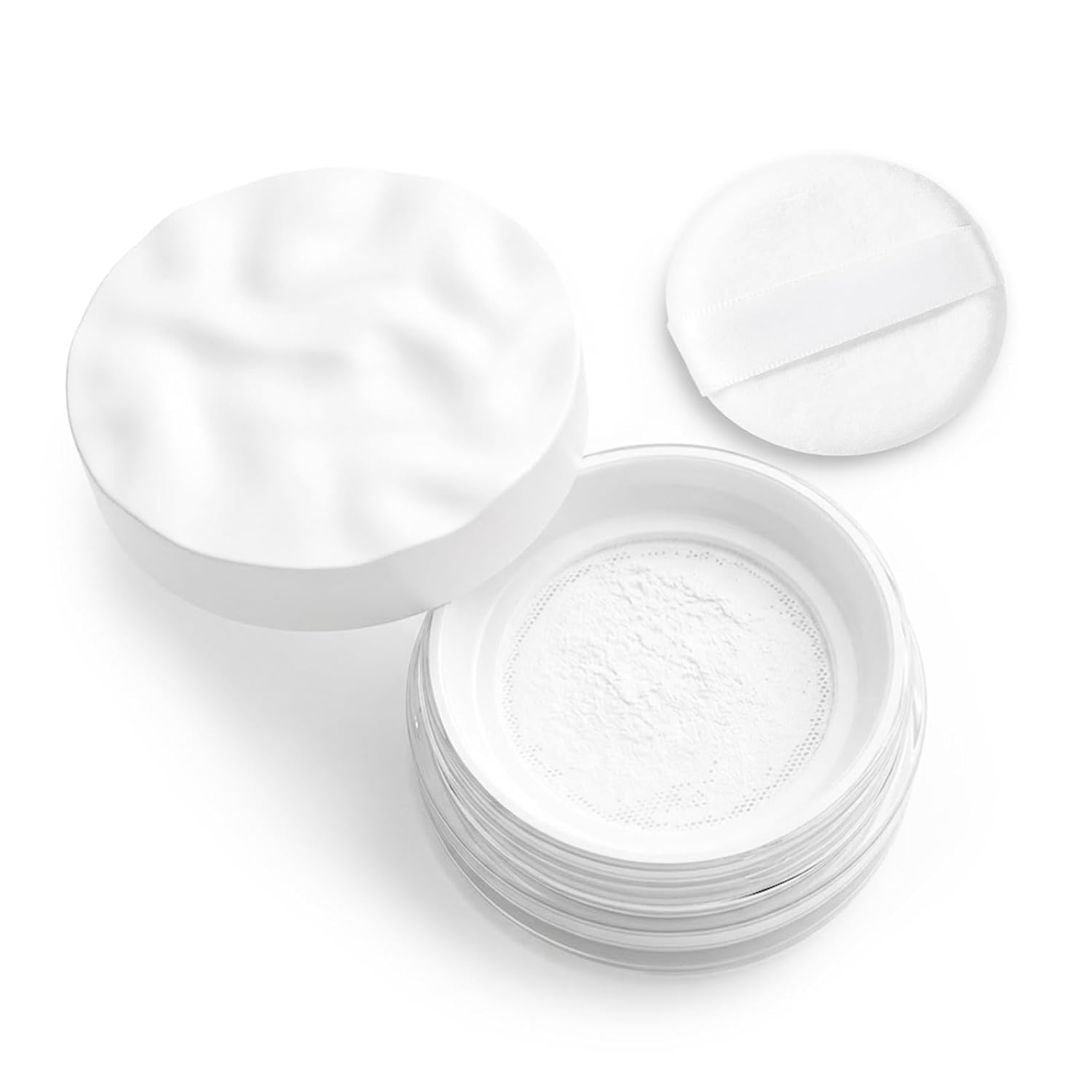 Erinde Aqua Setting Powder, Water-Based Translucent Loose Powder, Hydrating Matte Finish, Blurs & Sets Makeup, Lightweight Waterproof Sweat Resistant Long-Lasting Setting Powders for Oil Control