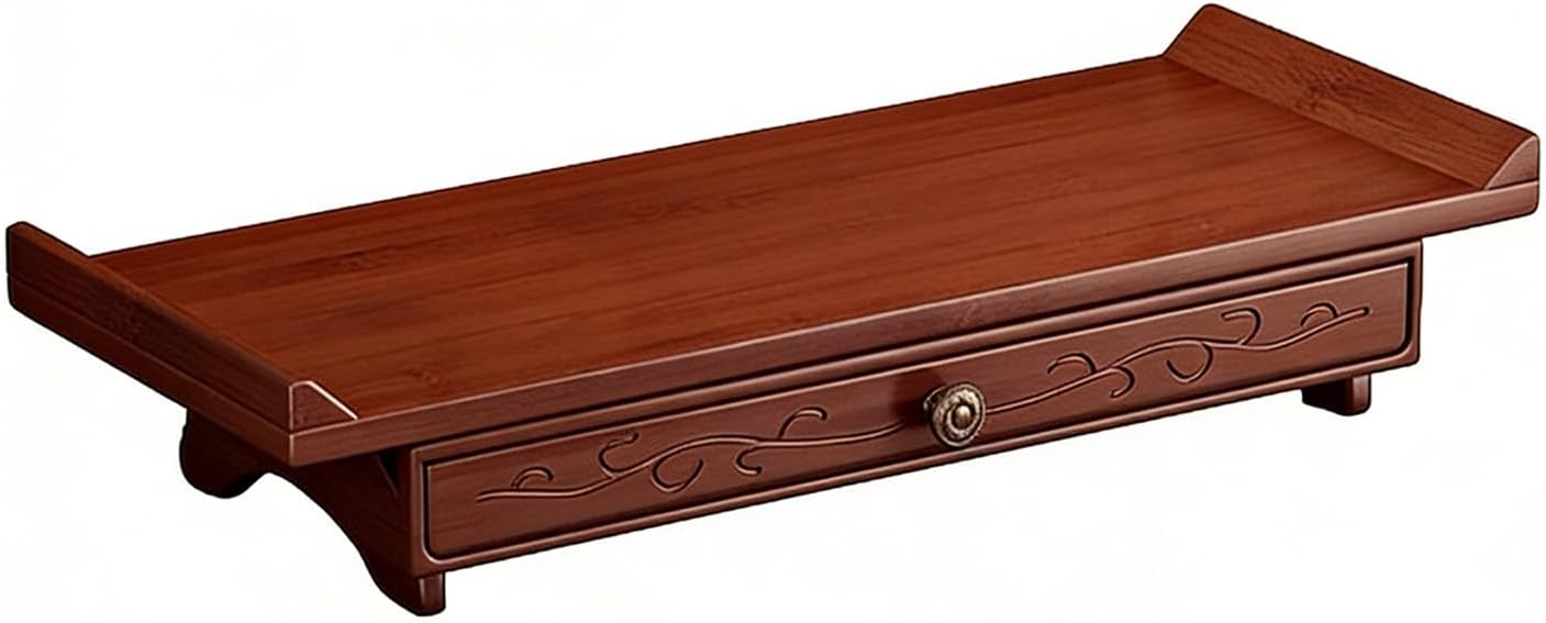 Buddha Altar Table, Meditation Personal Shrine Prayer Desk, Relaxation Buddhist Alter, for Homes Temples Ancestral Halls(23.6x9.8x4in)