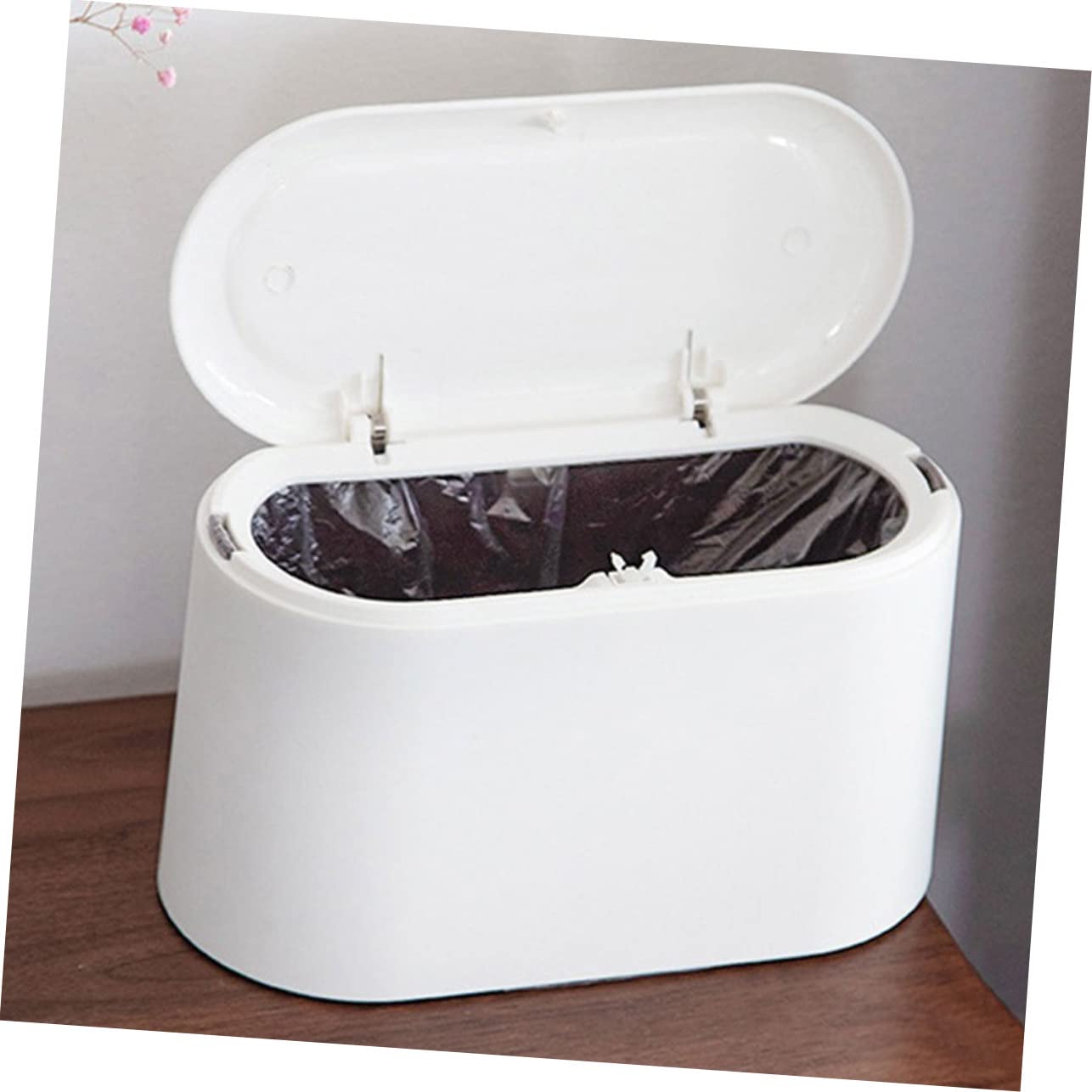 Alipis Lot De 2 Poubelles En Plastique Pour Cuisine Rangement