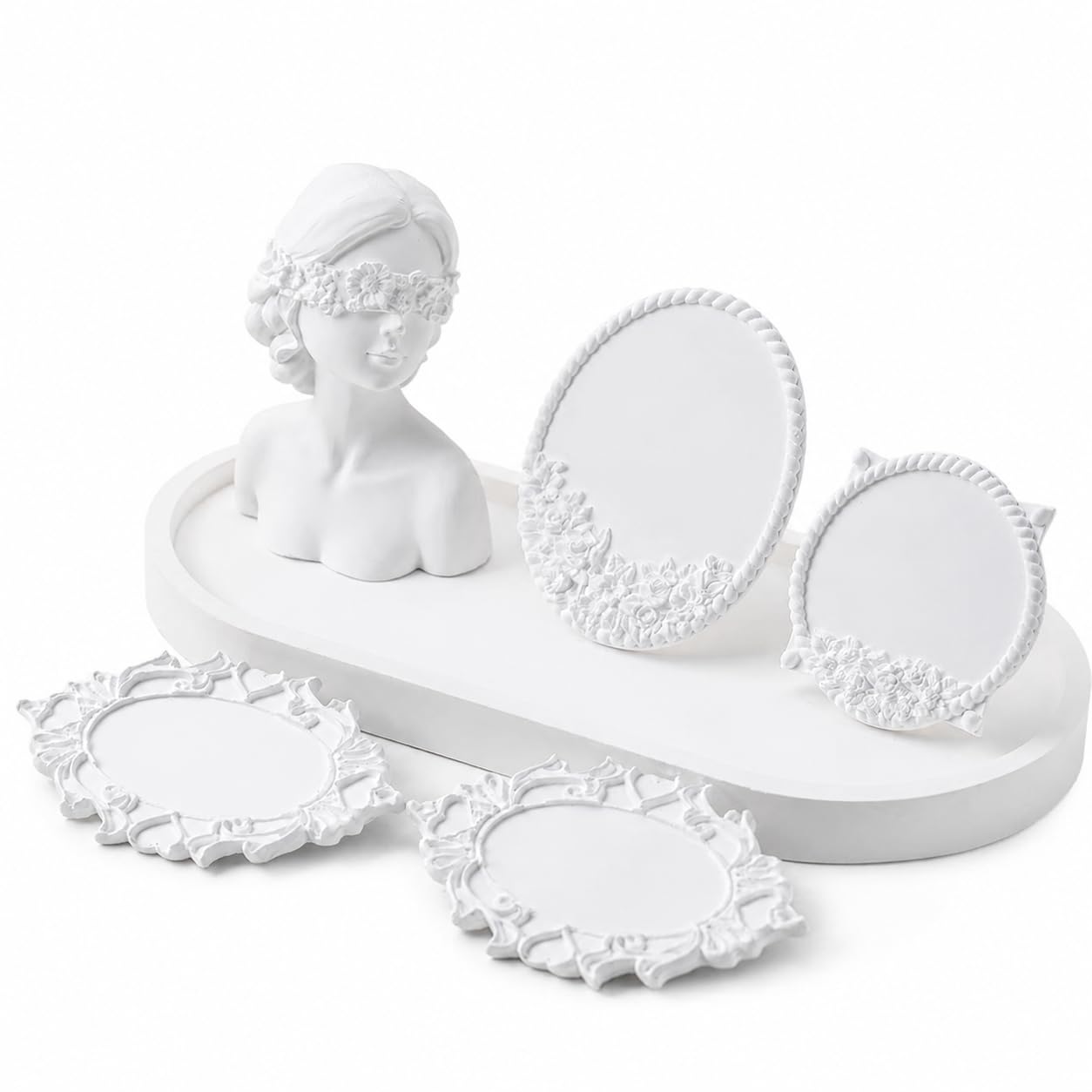 Espositore per Gioielli in Gesso, Set 6 in gesso