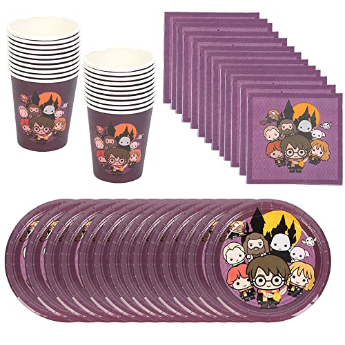 Set Stoviglie Compleanno Kuro-mi - 10 Piatti, 10 Tazze, 20 Tovaglioli | Decorazione Festa Bambini - Foto 8