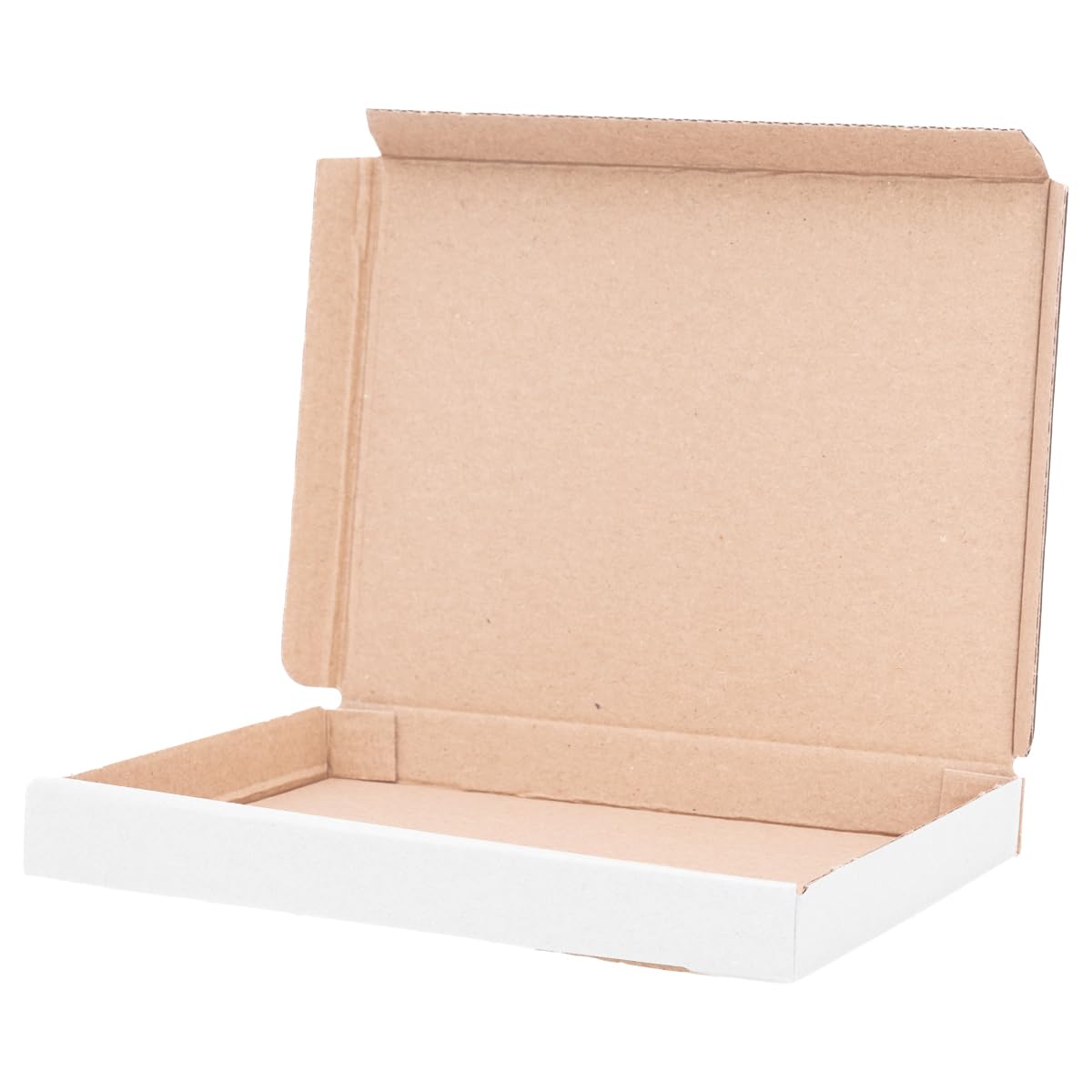 verpacking Duże kartony listowe 165 x 125 x 20 mm duże kartony pocztowe GB-0 DIN A6 do przesyłek listowych (wymiary wewnętrzne 154 x 118 x 17 mm) DHL GLS DPD białe paczki karton wysyłkowy wysyłka