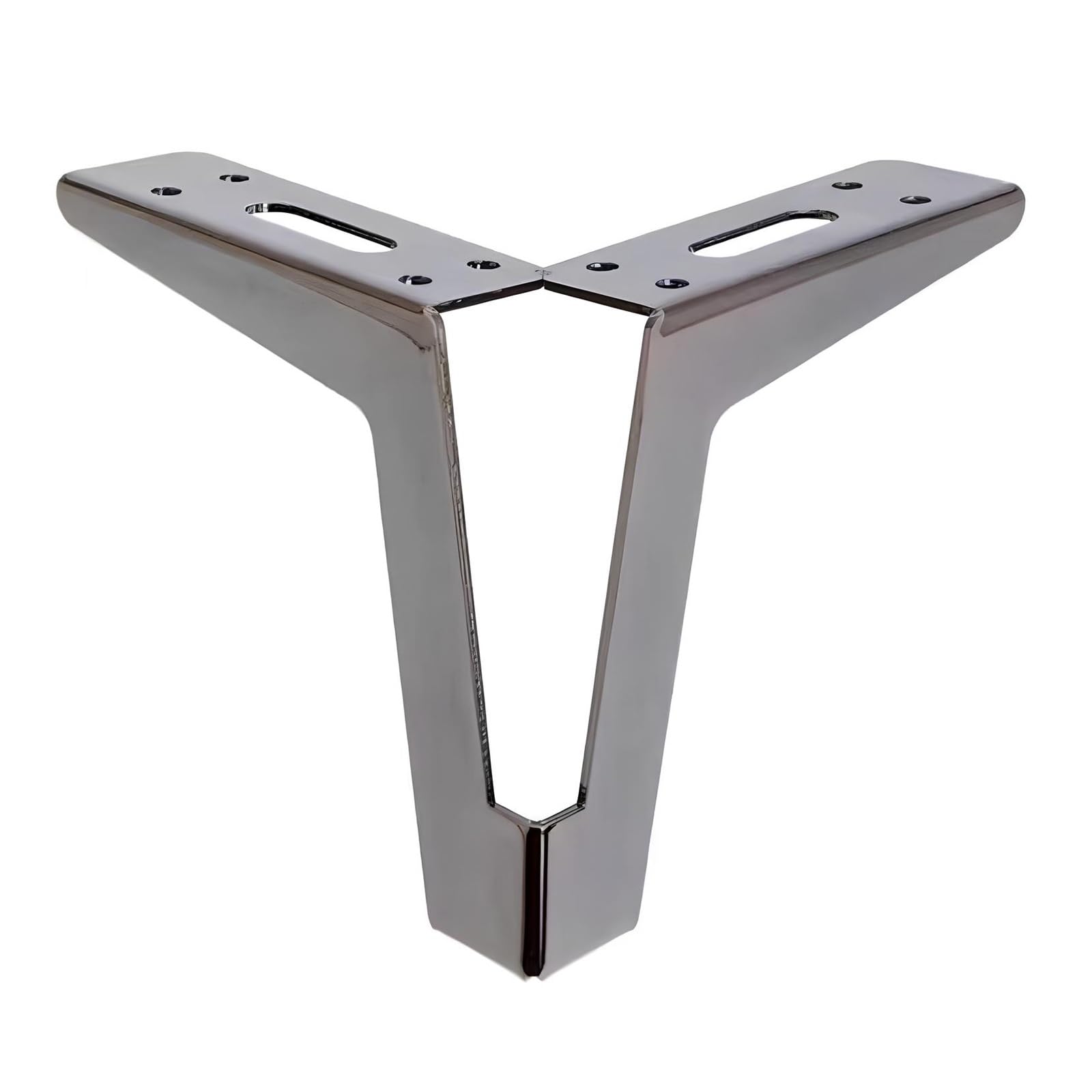 Generico Gambe Per Divano Triangolari Resistenti Da 12/15 Cm, Moderni Piedini Mobili In Metallo Supporto Per Divani,cassettiere E Armadietti Secolo, Set Da 4(Gray,15cm)