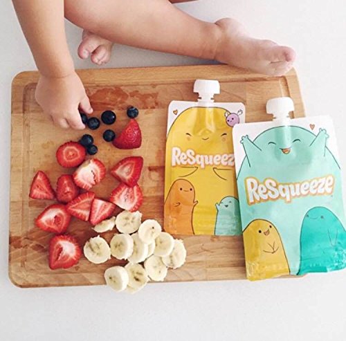 ReSqueeze Reusable Food Pouch Combo (6-Pack)