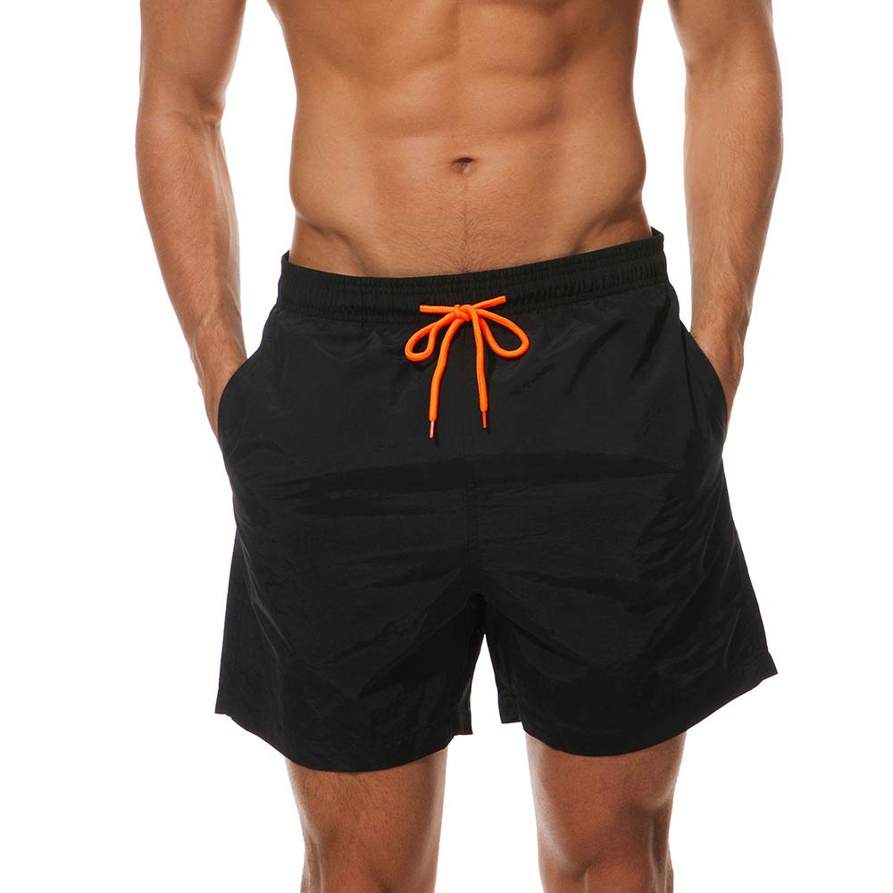 Mens Swim Trunks Quick Dry Boardshorts with Mesh Lining Above Knee Swimwear Bathing Suits-image-37