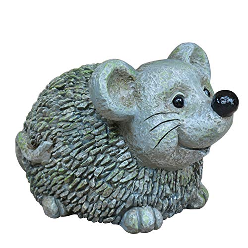 Statue animal de jardin hérisson résine durable résistant intempéries - 2