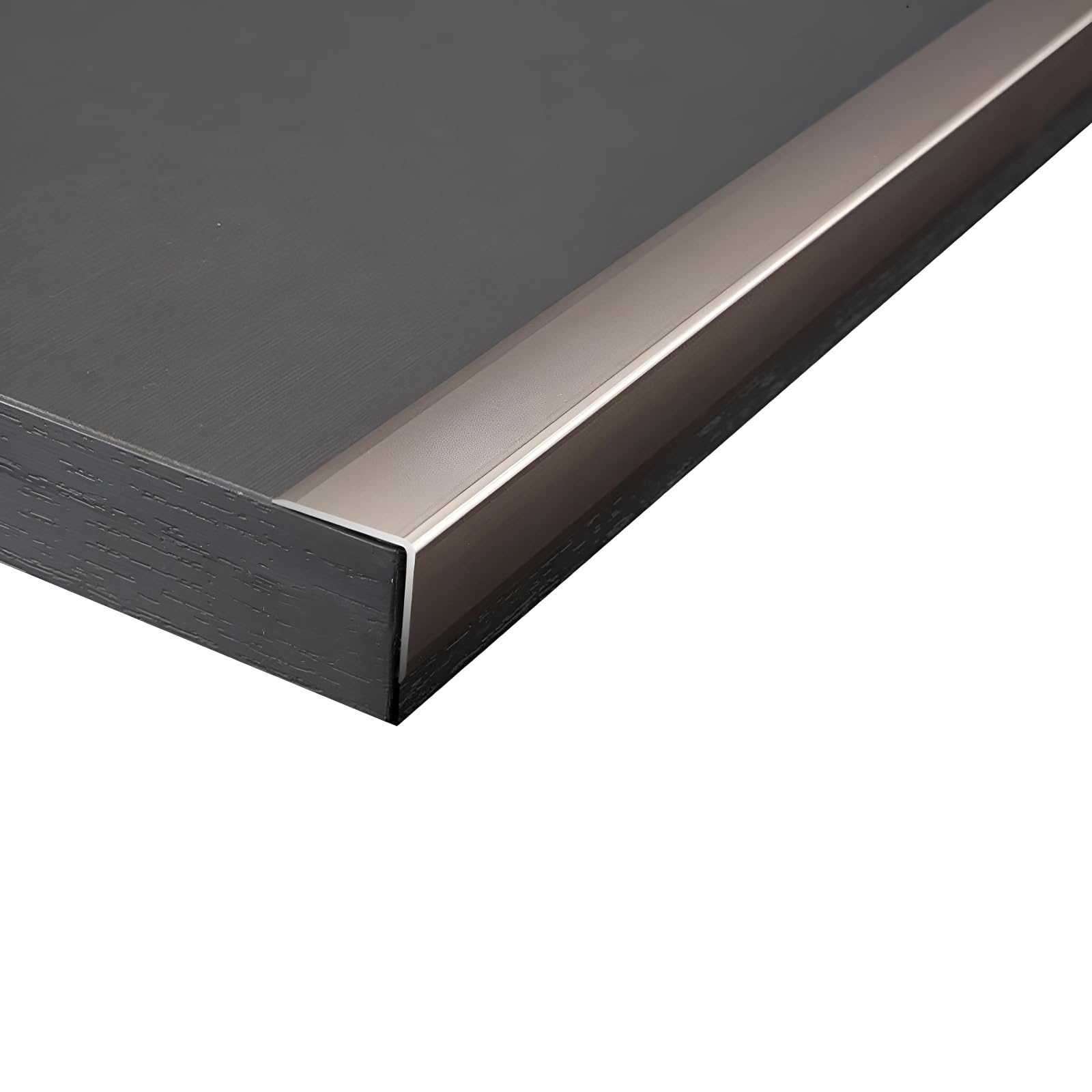 Coayuou Corner Protector 90cm* 3Pcs Metal Edging Aluminium Worktop Edging Strip Perfect For Preventing Damage In Kitchens, Hallways & Bathrooms, Durable & Stylish(Violettes Gold,15 * 15mm)