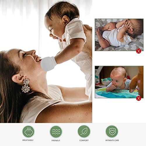 UTTPLL Newborn Baby Cotton Mittens Infant Toddler Gloves No Scratch Mittens Breathable Gloves for 0-6 Months Baby Boys Girls3