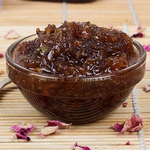 FreshoCartz Natural Himalayan Gulkand - Rose Petals Jam (Made with Mishri /Crytal Sugar & Rose Petals) (1.4kg)