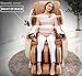 R Rothania Ospirit New Electric Full Body Shiatsu Massage Chair Recliner Straight I Track 3yr Warranty (Beige)