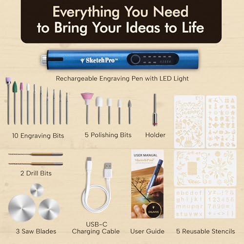 SketchPro Cordless Engraving Pen