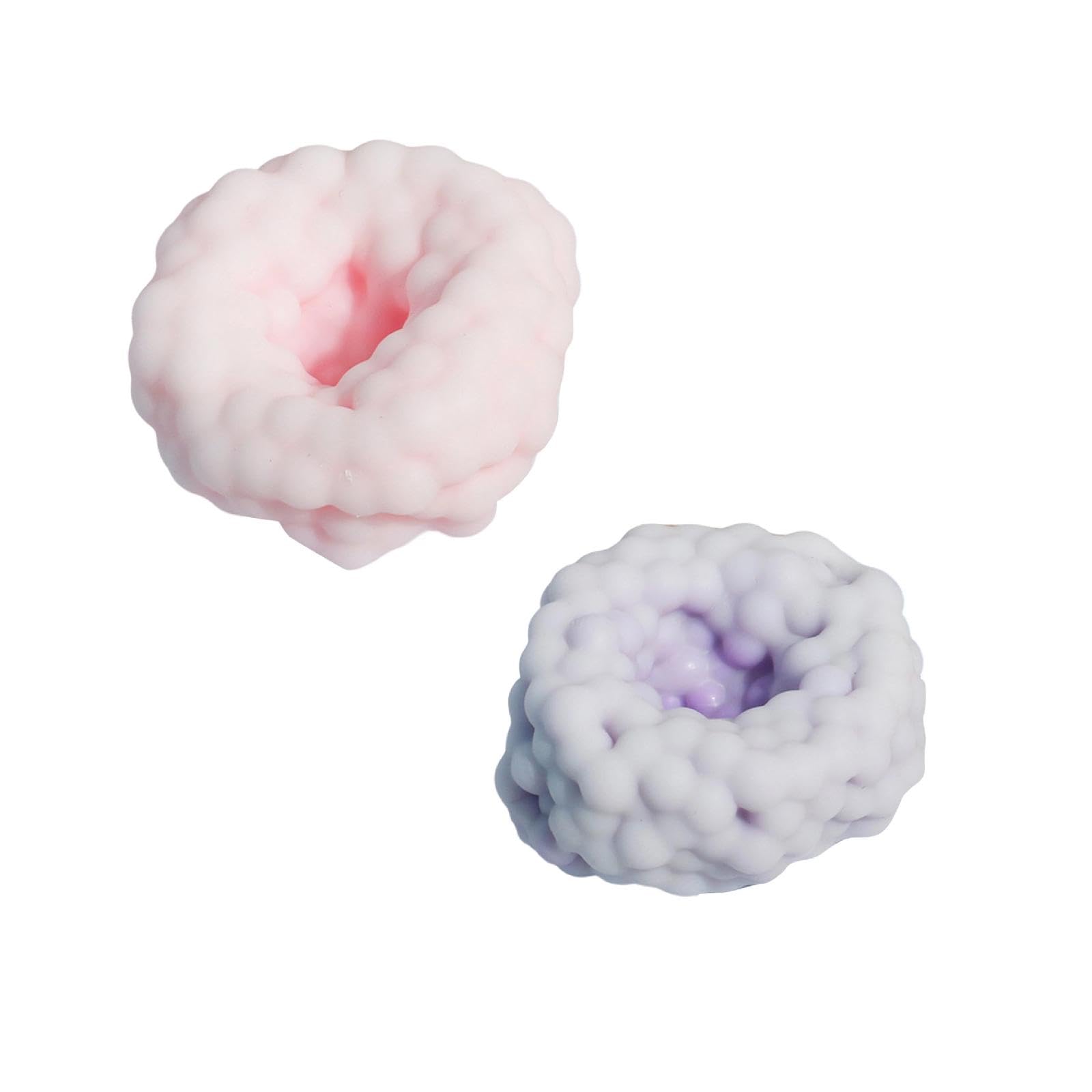 2pcs Squishy Stress Balls Crunchy Sand Filled Moldable Sensory Fidget Toys, Back to School Exam Stress Relief Calming Toys for Teens Study Focus Classroom Anxiety Relief