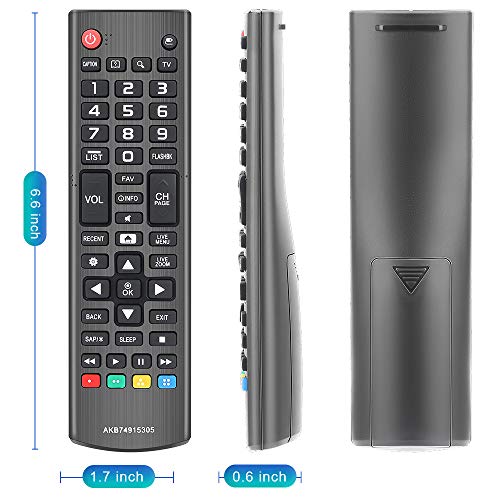 Image of Gvirtue AKB74915305 Remote Control for LG TV 70UH6350 65UH6550 65UH615A 65UH6150 60UH7500 60UH6550 60UH6150 58UH6300 55UH6550 55UH6150 55UH6090 50UH6300 49UH6500 49UH6100 49UH6090 43UH6100