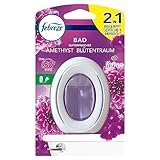 Febreze Bad Lufterfrischer Lenor Amethyst Bl&uuml;tentraum, Duftstecker zur kontinuierlichen Geruchsbek&auml;mpfung und -verhinderung