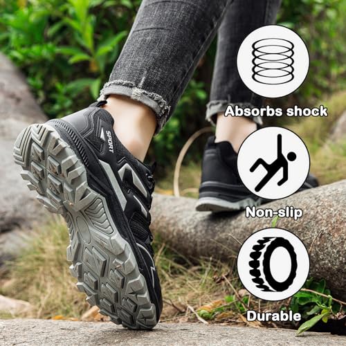 Image of Men's Hiking Shoes Trekking Shoes Lightweight Outdoor Hiking Trekking Hiking Boots Sports Shoes Camping Trail Hiking Shoes