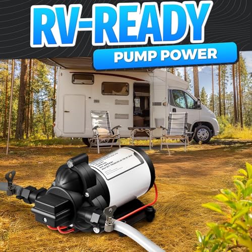 RV Water Pump 12V Kit, 4.0 GPM Self-Priming, 45 PSI, Pressure Switch by LEGLO - Used condition - Image 9