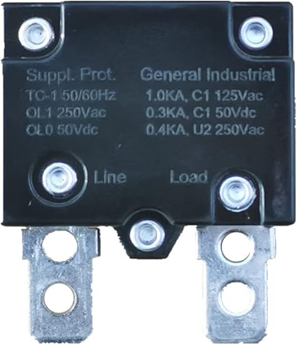 Miniatura 3 de 2 unids 5A 125/250Vac 50Vdc reinicio automático relé fusible interruptor térmico interruptor interruptor circuito protector de sobrecarga de