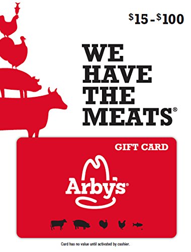 Amazon Com Arbys Gift Card 25 Gift Cards