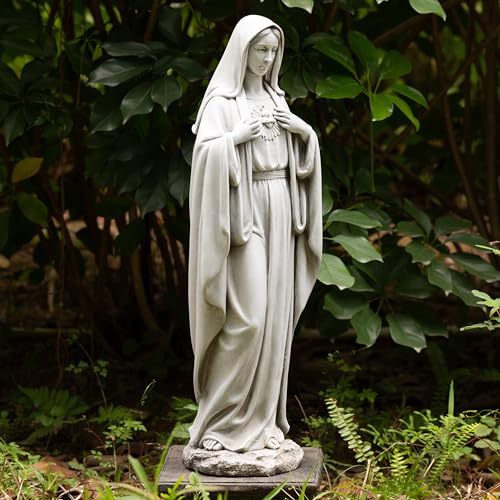Estatua Católica Virgen María 24.5 pulgadas miniatura 2