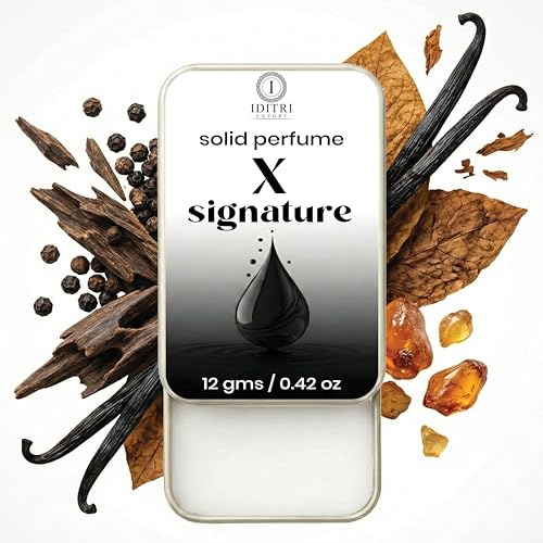 Image of Solid Perfume |x signature&Osaas Alcohol Free Wax Perfume Balm, Long Lasting | Pocket Tin 12g, Pack Of 2| Non Greasy Smooth Glide, Travel Friendly Men And Women