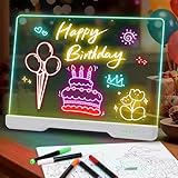 Spécialement conçu pour les enfants : les enfants peuvent facilement modifier les effets lumineux d'une simple pression sur un bouton et régler la luminosité à l'aide des boutons +/-. Ce jouet créatif pour enfants est facile à nettoyer : il suffit de le vaporiser avec de l'eau et de l'essuyer avec le chiffon fourni ou une lingette humide. Grâce à son support intégré et à sa boucle de suspension, il peut être posé sur une table ou accroché au mur