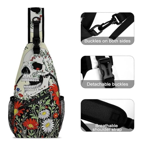 Supdreamc mochila tipo sling ultraligera crossbody para actividades miniatura 3