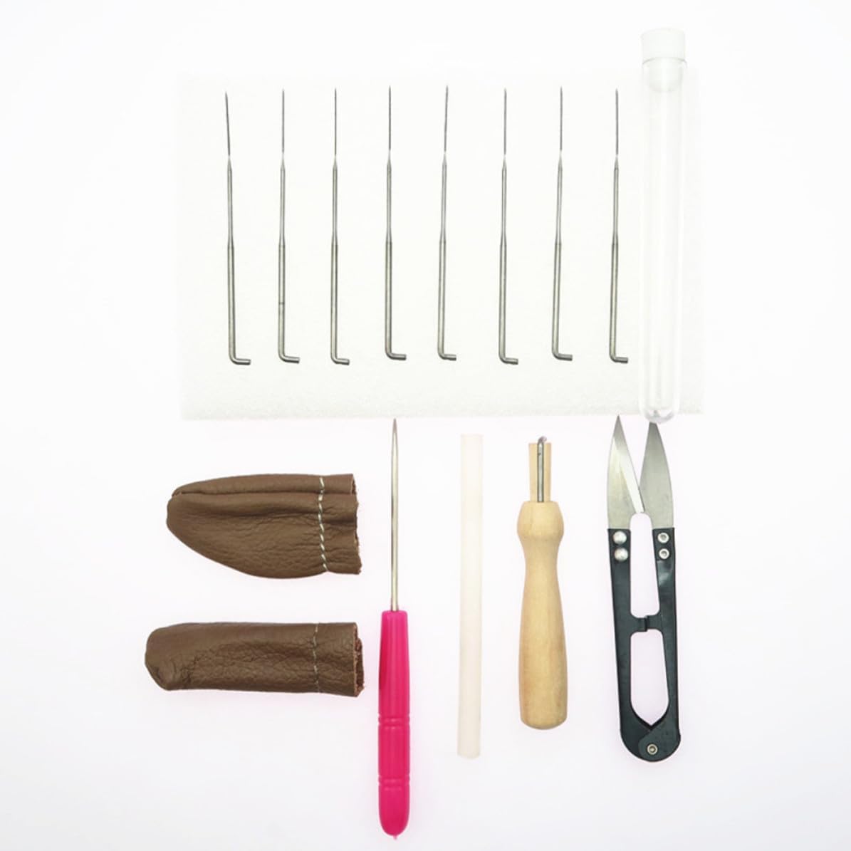 balacoo Needle Felting Tool Set Metal 15pcs DIY Kit for Beginners, Eight