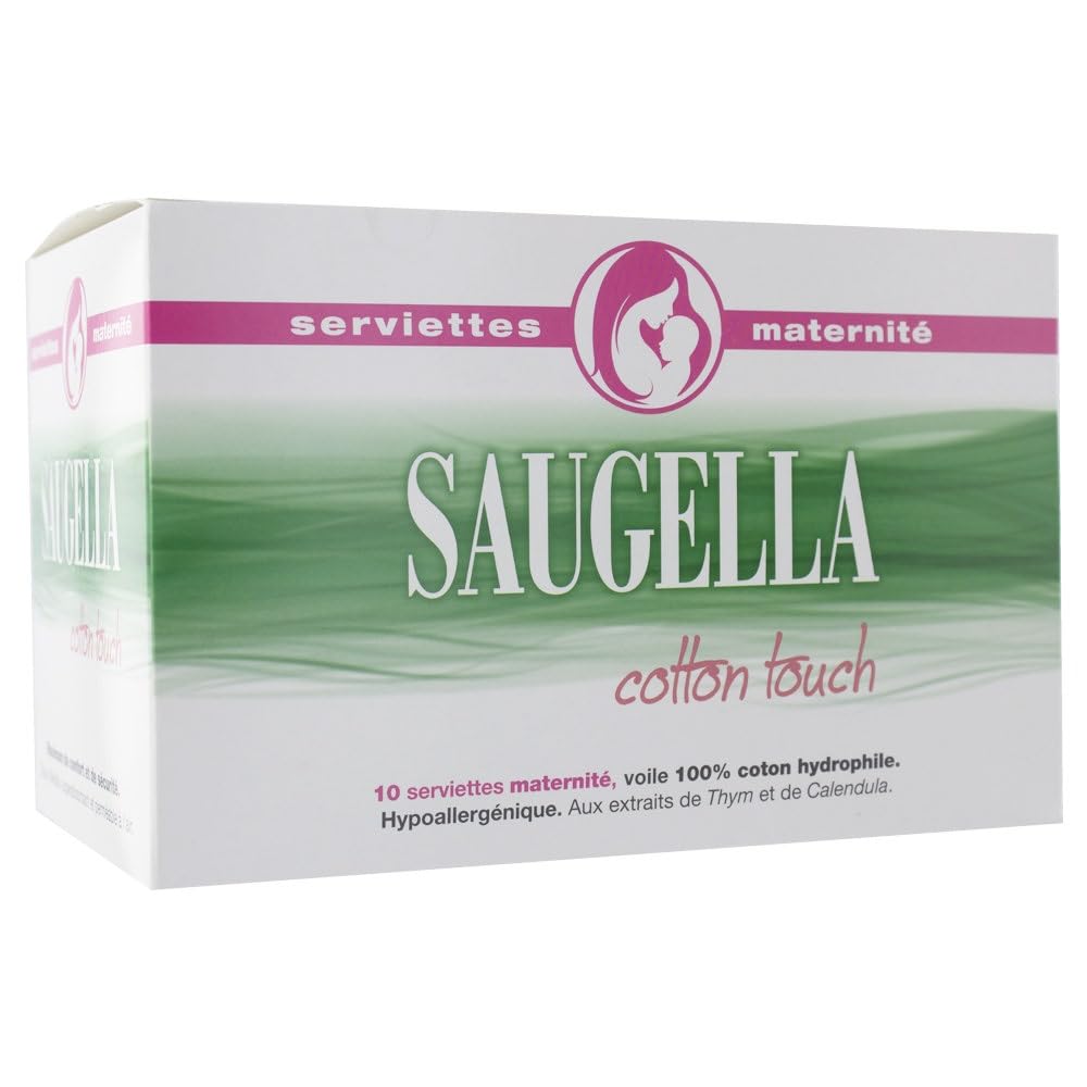 Saugella Cotton Touch 10 Maternity Sanitary Napkins