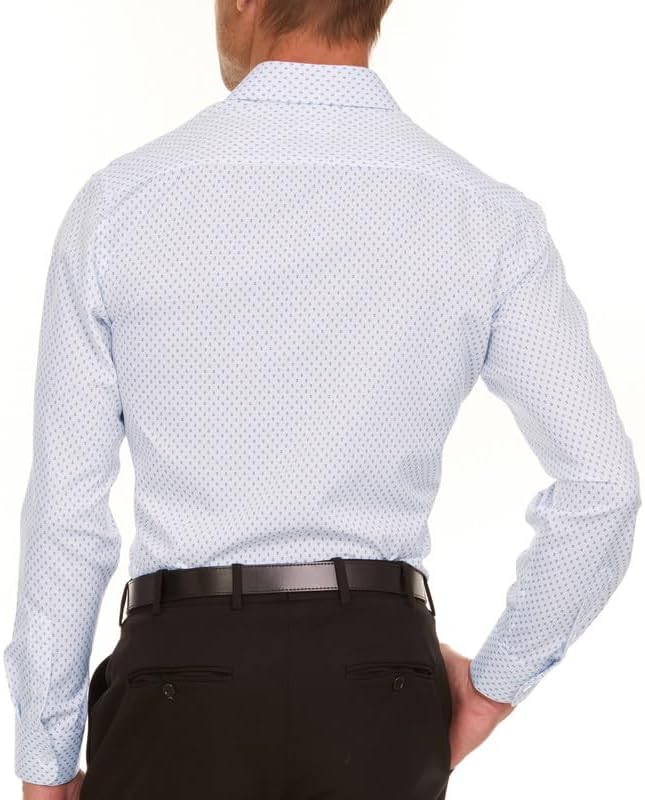 Nautica Mens Nautica Mens Dress Shirt Slim Fit - Image 5