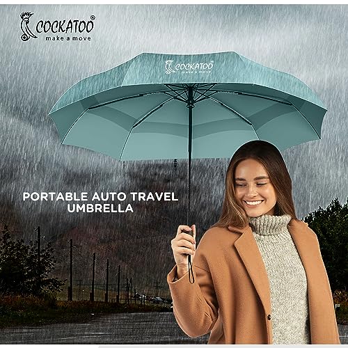 Image of Cockatoo Rain-Guard Automatic Umbrella With 8 Ribs, Material- Polyponee, Umbrella For Women & Men, With Auto Open-Close Button