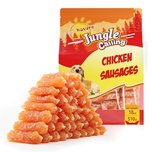 Image of Jungle Calling 66-Ct. Soft Chicken Sausage Treats for Small & Medium Dogs