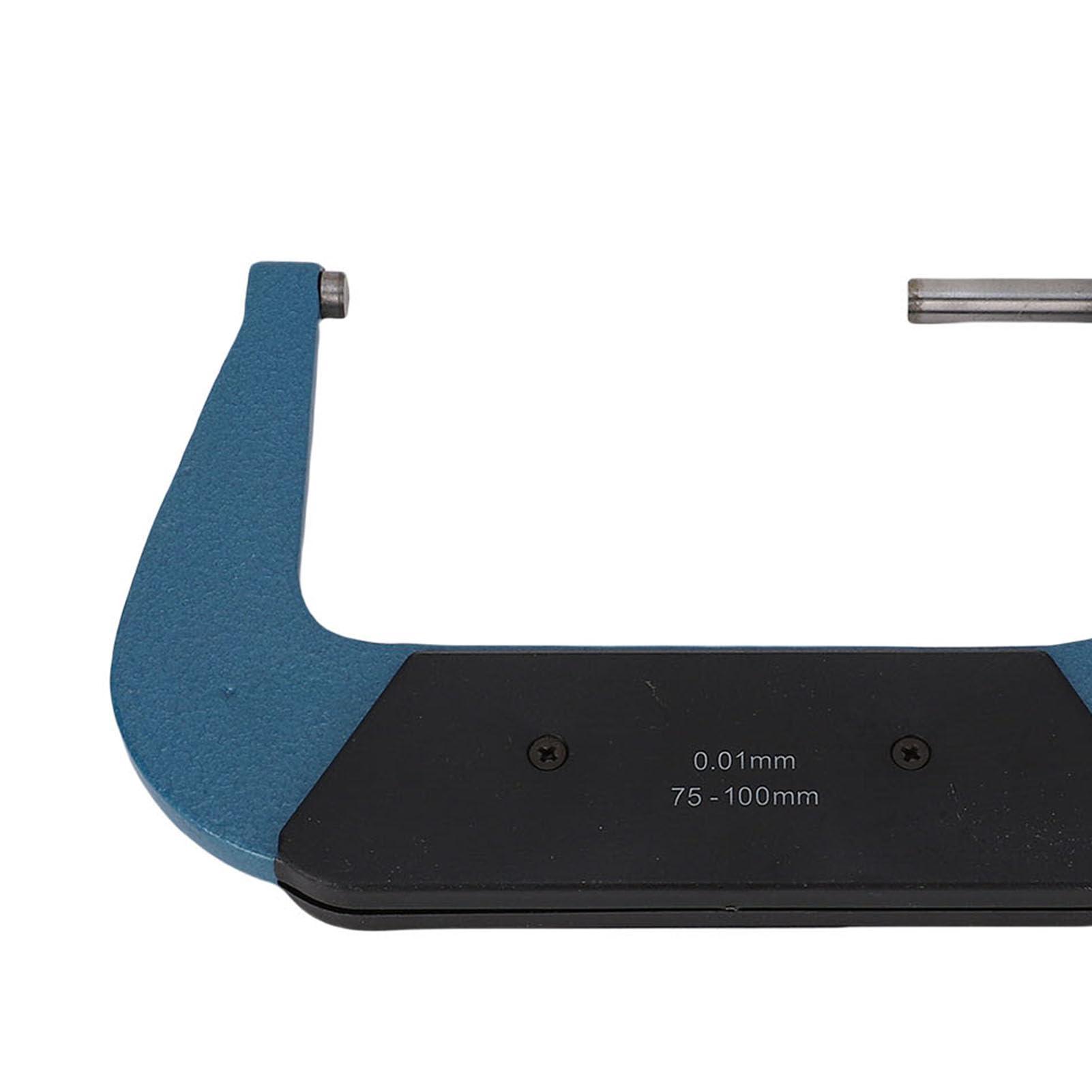 Außenmikrometer-Set, 0,01 mm Genauigkeit, 75 bis 100 mm Messbereich, Maschinisten-Mikrometer für Länge, Durchmesser, Dicke, Messung für technische Bearbeitungsaufgaben,