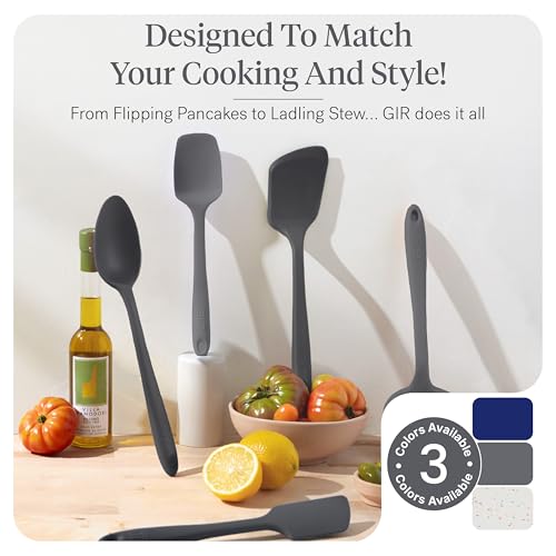 GIR: 10-teiliges Silikon Essentials Küchenhelfer-Set - Anthrazit – Ansicht 6