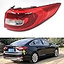 MZORANGE Tail Lights Cover Lamp Stop Brake Indicator Warning Light For Hyundai Sonata 2015 2016 2017 (Right Passenger Side)