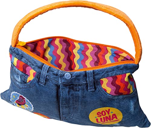 Joytoy Bolso Tejano 2-en-1 Cojín, Accesorio, Bolso, Cojín, Niños, Soy Luna