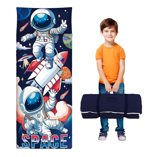 Schlafsack Kinder mit Kissen Abnehmbar,Warm Kinderschlafsack...