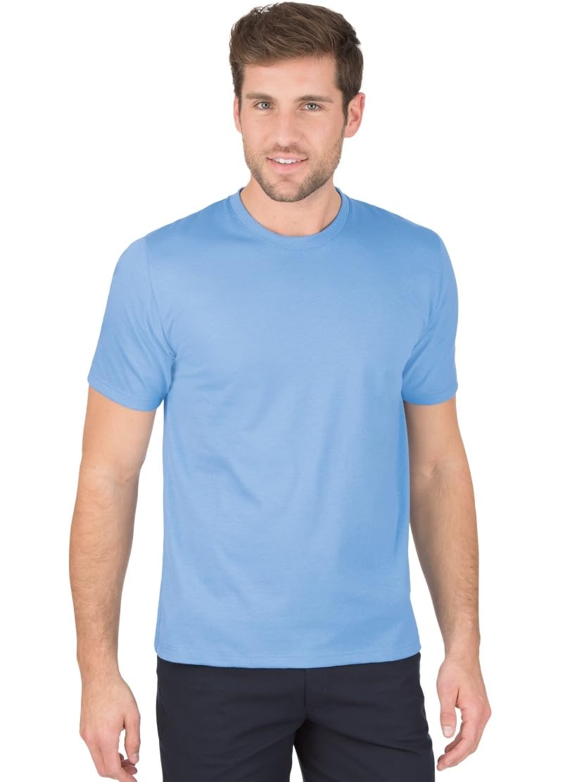 Trigema Unisex T-Shirt Blue Blau (horizont 042) Small - Image 2