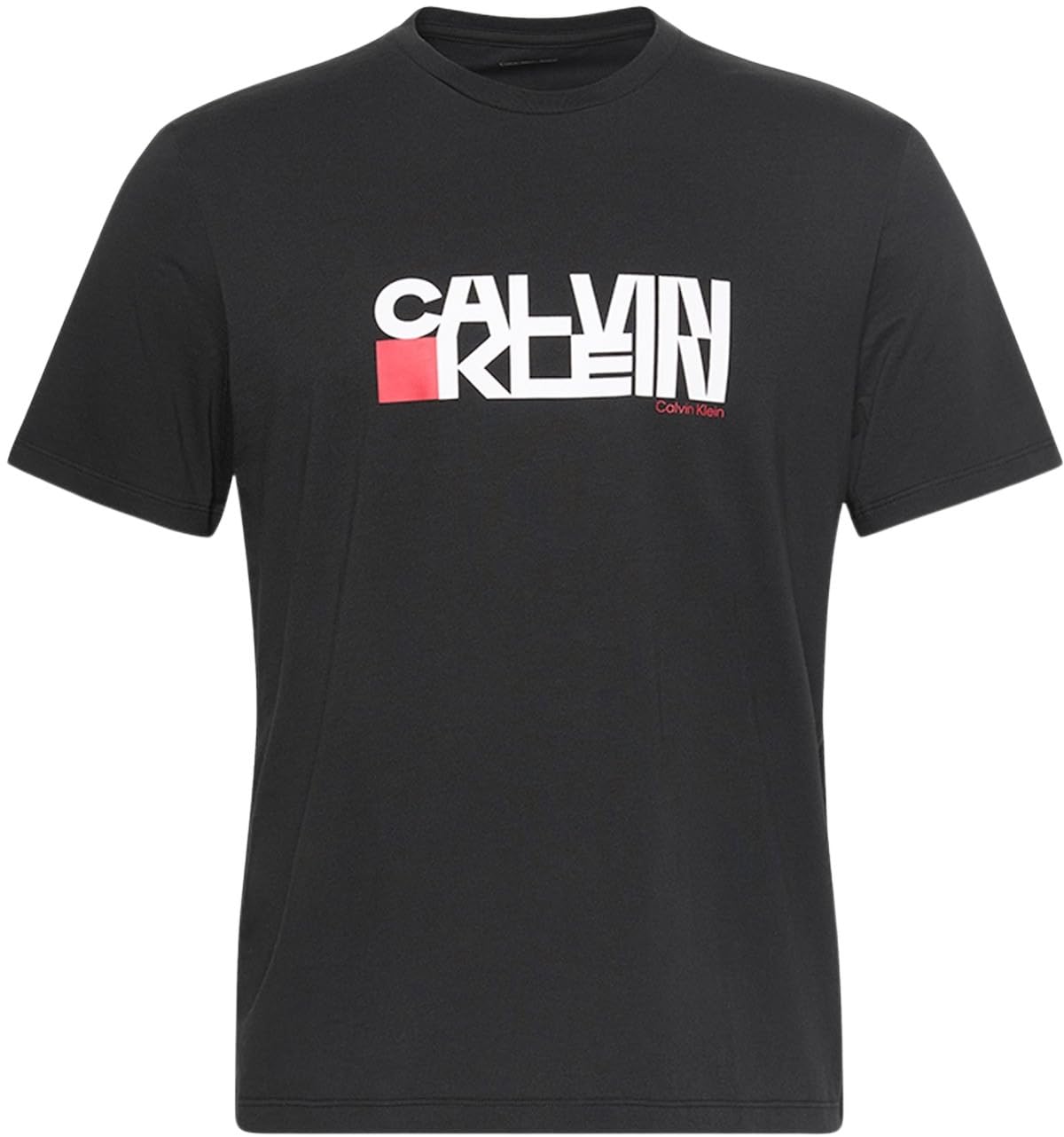 Calvin Klein Herren T-Shirt Kurzarm Redbox Graphic Tee mit Logo