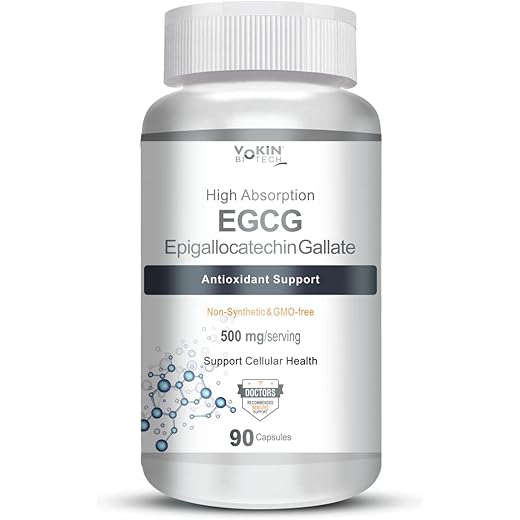 EGCG Green Tea Extract 500mg - 90 Capsules