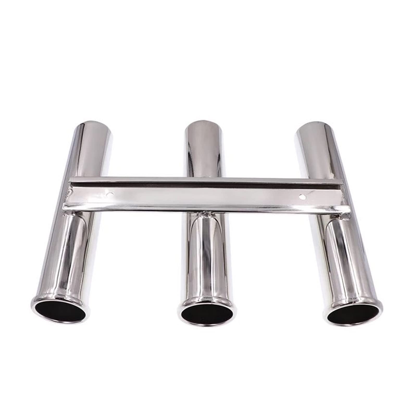 Uchwyt na wędkę, 3 uchwyt pręt rurowy Potrójny uchwyt wędki ze stali nierdzewnej Węgla styl do łodzi jacht uchwyt pręta Organizator Pole Tube Mount