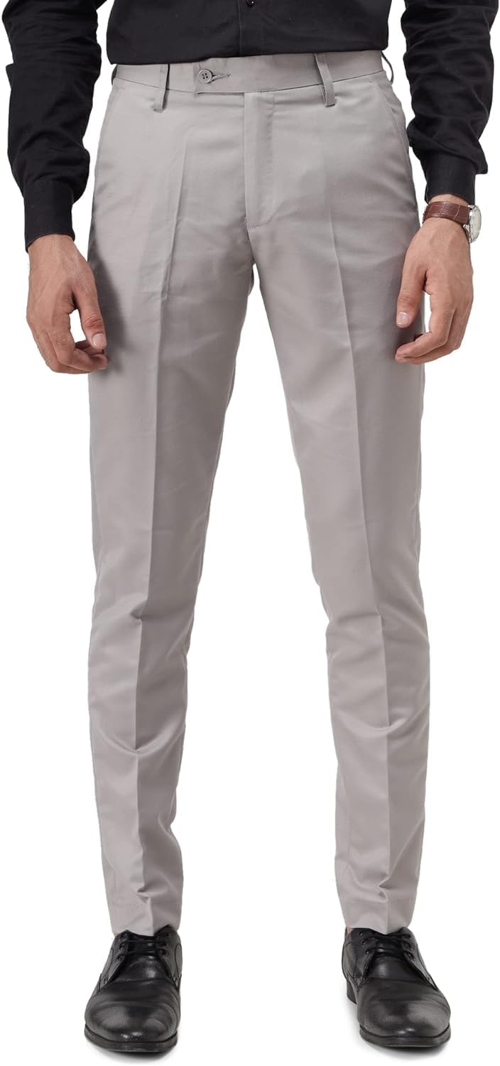 active fashion Formal Pant for Men | Lycra Formal Pant for Men | Stretchable Formal Pant for Men | Slim Fit | Mens Trousers for Office Or Party-picture-14