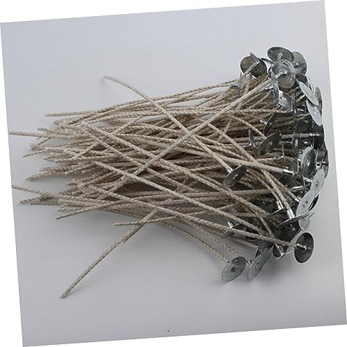 Kit de 100 mechas para velas con base de algodón miniatura 2
