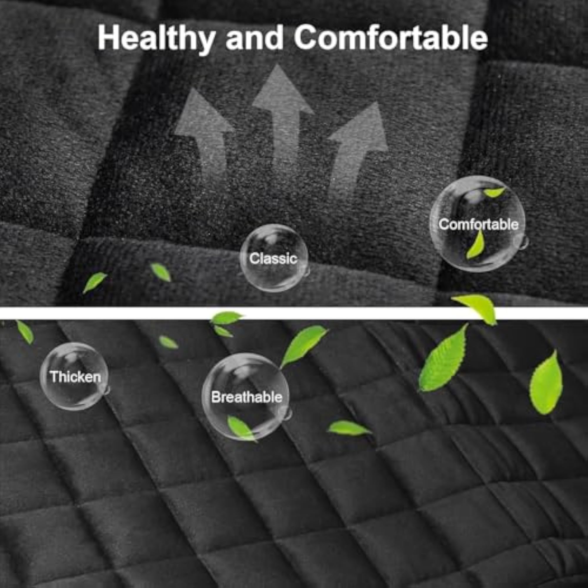 Ultra-Soft Memory Foam Seat Cushion with Non-Slip Base