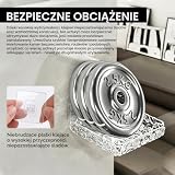xtemtoamz Półki ścienne do sypialni, uchwyt na kamerę, uchwyty ścienne, bez wiercenia, do kamer monitorujących, nadaje się do salonu, sypialni, łazienki i kuchni, 2 sztuki