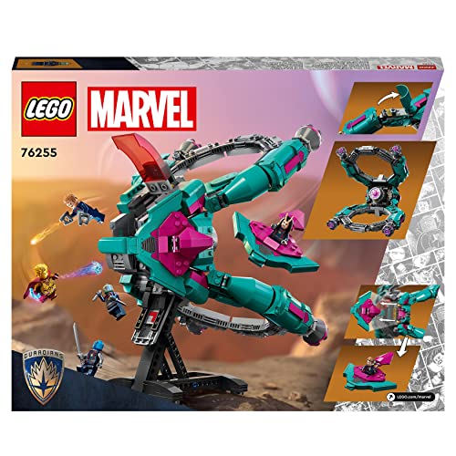 76255 Marvel L’Astronave dei Nuovi Guardiani, Giocattolo da Costruire dei Guardiani della Galassia Volume 3 con Minifigure di Mantis, Drax e Star-Lord - Lego - Immagine 7